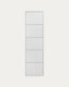 Meuble chaussures Ode 50 x 168,5 cm 5 portes blanc
