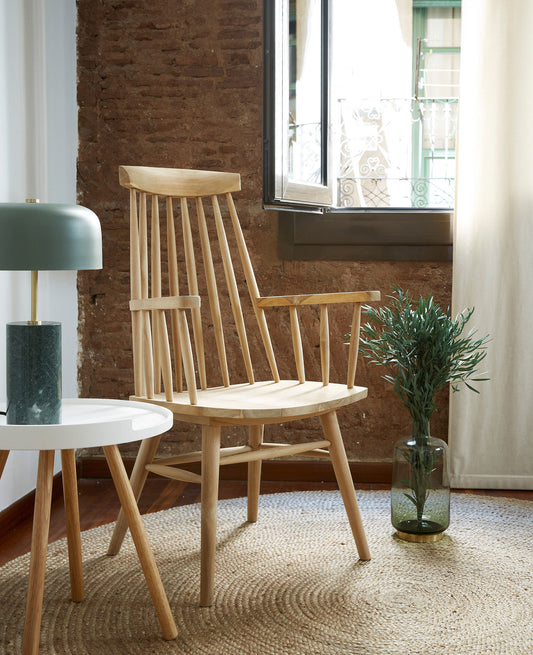 Table d'appoint Kurb blanche Ø 46 cm