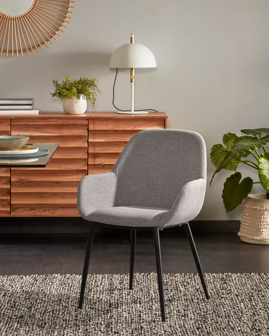 Chaise Konna gris clair FR