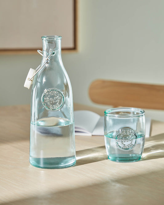 Bouteille Tsiande transparent en verre 100% recyclé