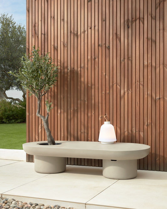 Plante artificielle Olivo avec pot noir 140 cm