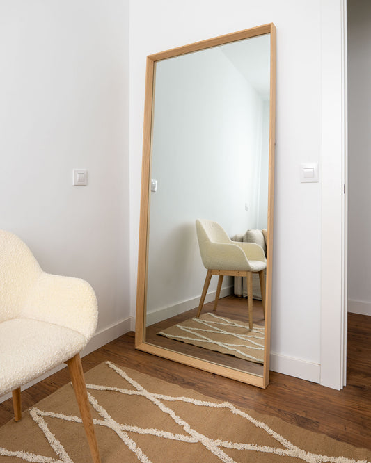 Miroir Nerina 80 x 180 cm finition naturelle