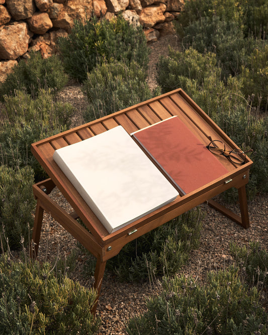 Plateau pliant Mani en bois d'acacia FSC 100 %