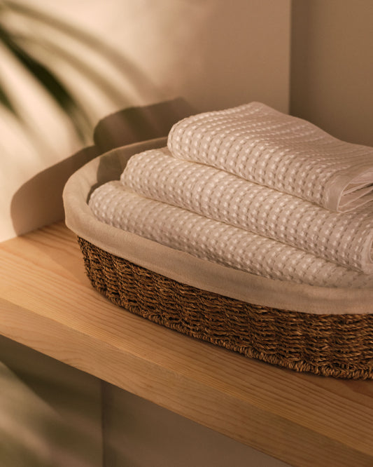 Panier grand format Tossa en fibres naturelles