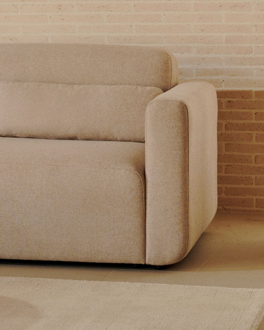 Canapé modulable Neom 2 places beige 188 cm FSC Mix Credit