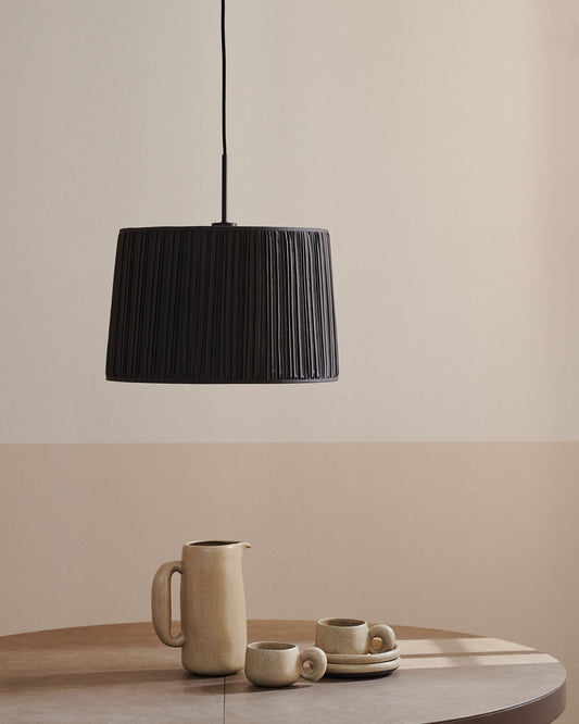Abat-jour pour suspension Guash noir Ø 40 cm