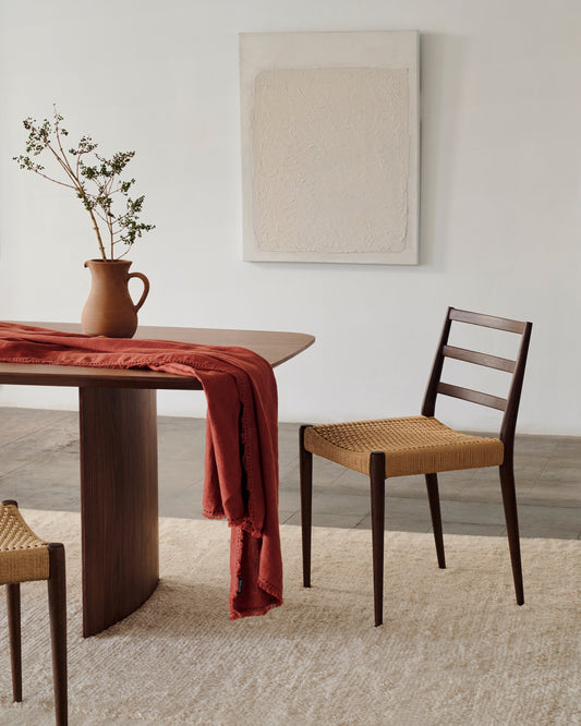 Table Litto en placage de noyer 160 x 90 cm