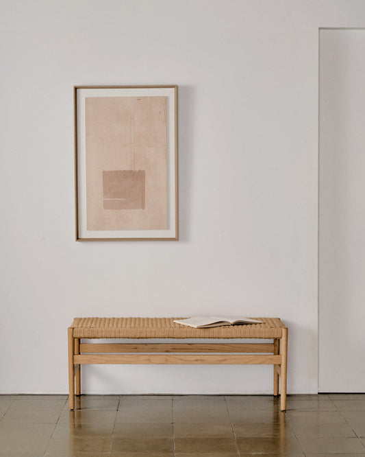 Tableau Sormina avec carré marron 60 x 90 cm