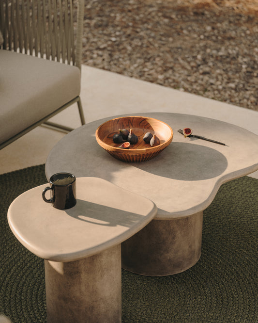 Table basse Macarella en ciment 83 x 77 cm