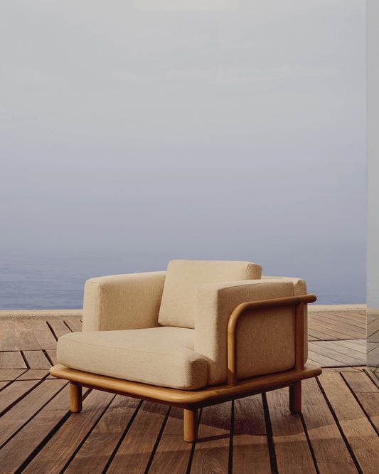 Fauteuil Turqueta en bois de teck FSC 100 %