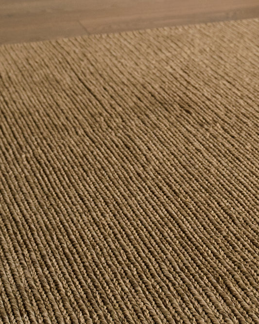 Tapis Galinda en fibres synthétiques taupe 160 x 230 cm