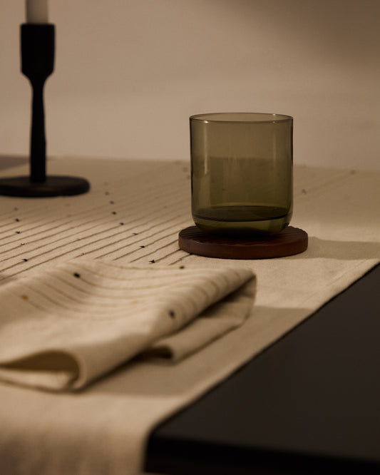 Verre Sauky en verre de couleur verte