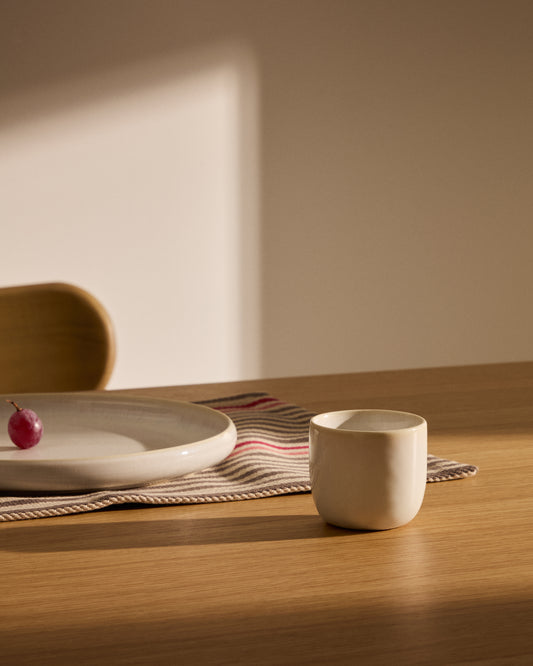 Tasse Uilo en céramique blanche