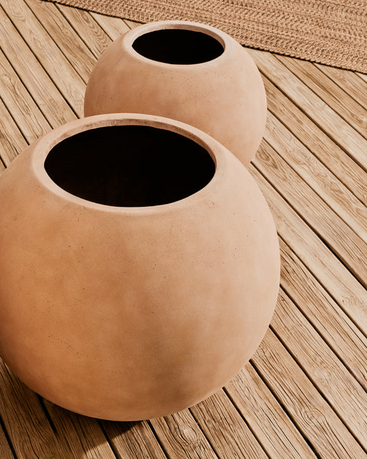 Cache-pot Solna effet terracota Ø 51 cm
