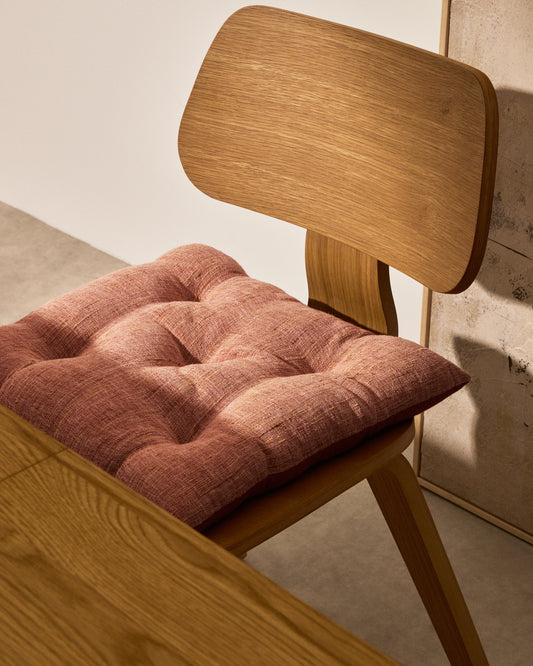 Coussin de chaise Aren rose 45 x 45 cm