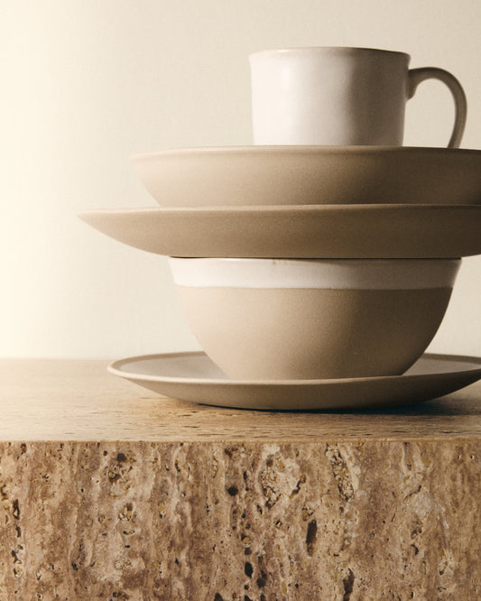 Bol Azir en céramique beige
