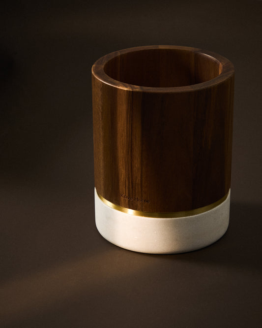 Porte-ustensiles Turen en bois d’acacia FSC 100 %
