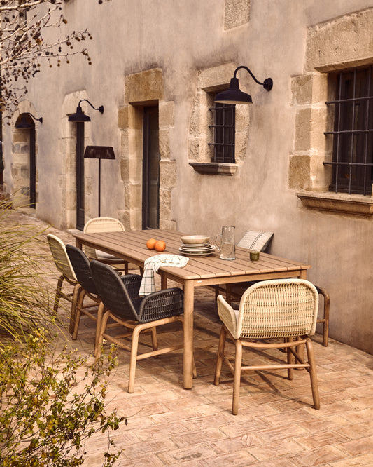 Table Sori en bois massif d'acacia FSC 100 % 240 x 100 cm