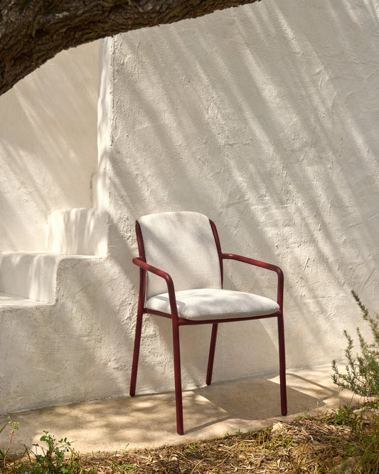 Centre de table Denuo en verre rouge Ø 34 cm