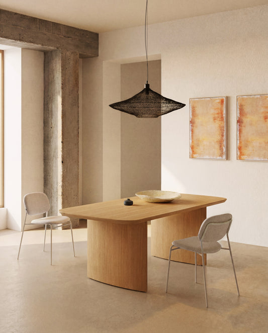 Table Litto en placage de chêne 160 x 90 cm