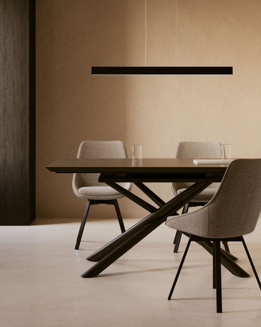 Suspension Boadella finition noire