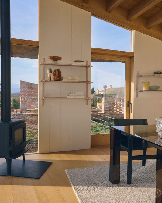 Étagère modulable Sitra 3 étagères bois de chêne finition naturelle 110 cm FSC Mix Credit