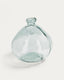 Vase Brenna transparent grand format en verre 100% recyclé