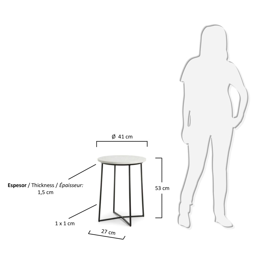 Table d'appoint Bryson B Ø 41 cm