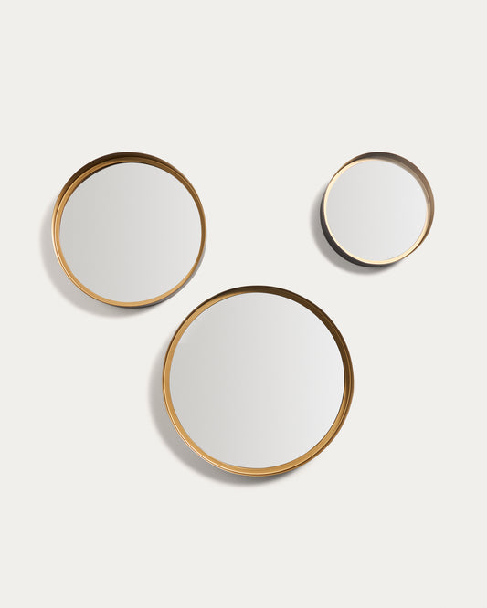 Set Ralphe de 3 miroirs Ø 51 cm / Ø 41 cm / Ø 30 cm