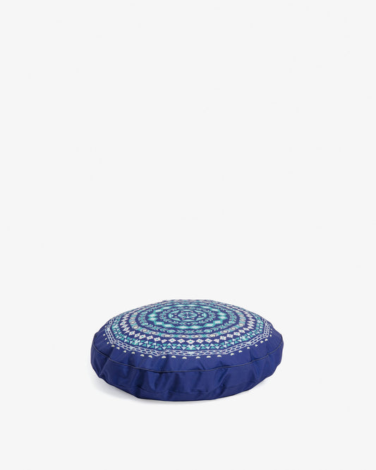 Pouf Ashleen Ø 60 cm bleu