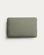 Coussin Blok en chenille vert mousse 40 x 60 cm