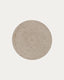 Tapis rond Takashi 100 % laine gris Ø 150 cm