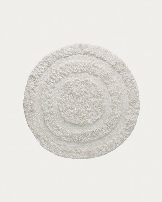 Tapis rond Eligia en coton Ø 120 cm