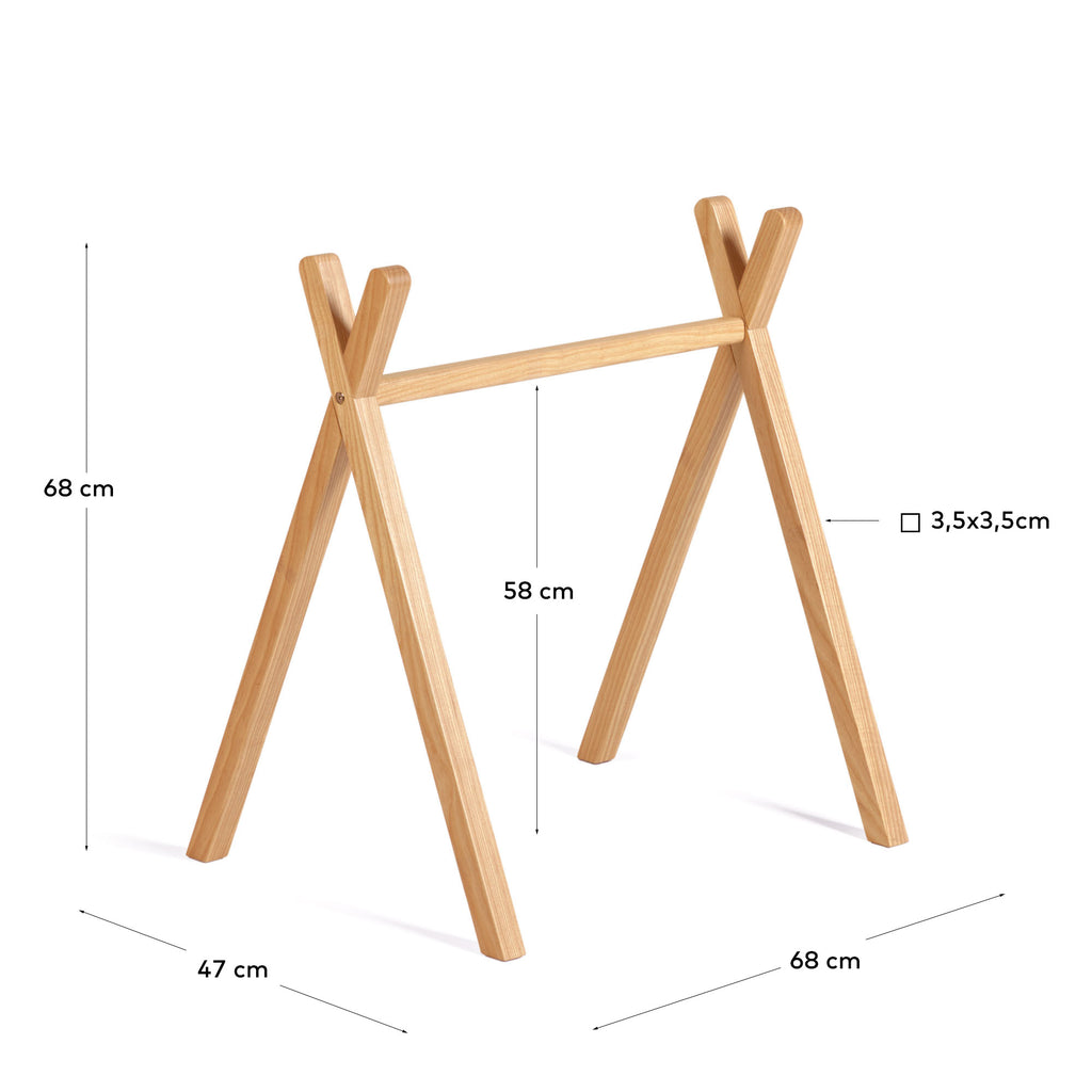 Arche d'activités tipi gym Maralis bois de hêtre