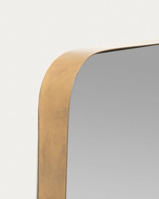 Miroir mural Marco métal doré 55 x 150,5 cm