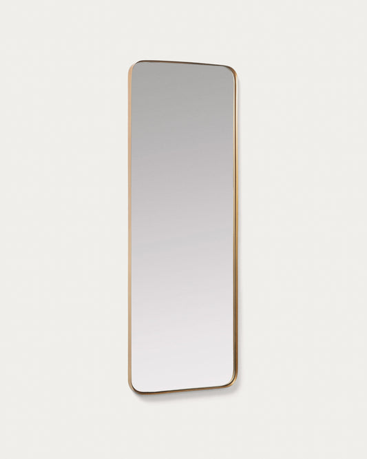Miroir mural Marco métal doré 55 x 150,5 cm