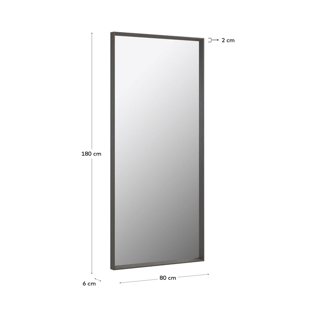 Miroir Nerina 80 x 180 cm finition foncée