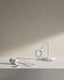 Monture pour suspension Fulvia en métal peint blanc 150 cm