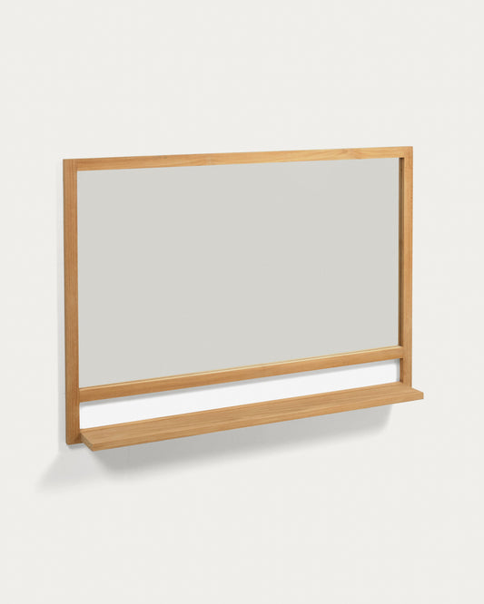 Miroir Taciana en bois de teck 100 x 70 cm