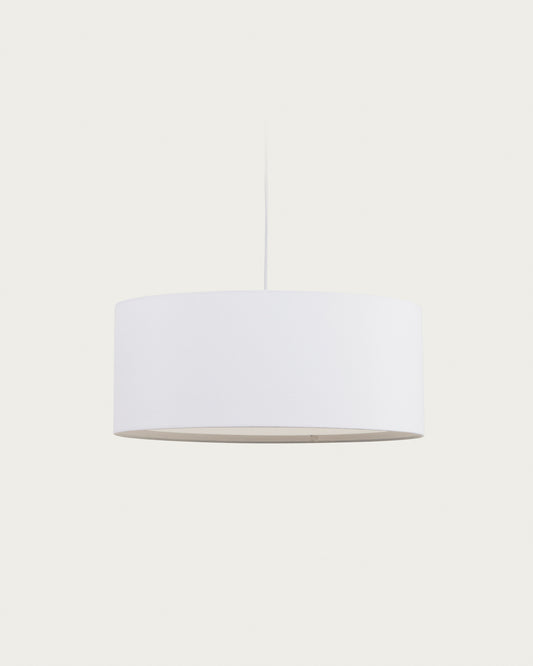Abat-jour suspension Santana blanc avec diffuseur blanc Ø 50 cm