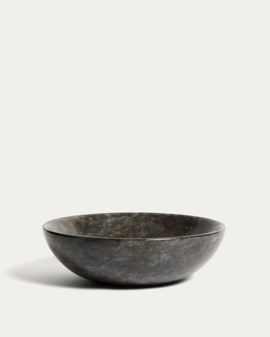 Vasque à poser Darnen en marbre gris Ø 40 cm