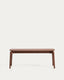Banc Evera en placage de chêne avec finition ton noyer 122 cm