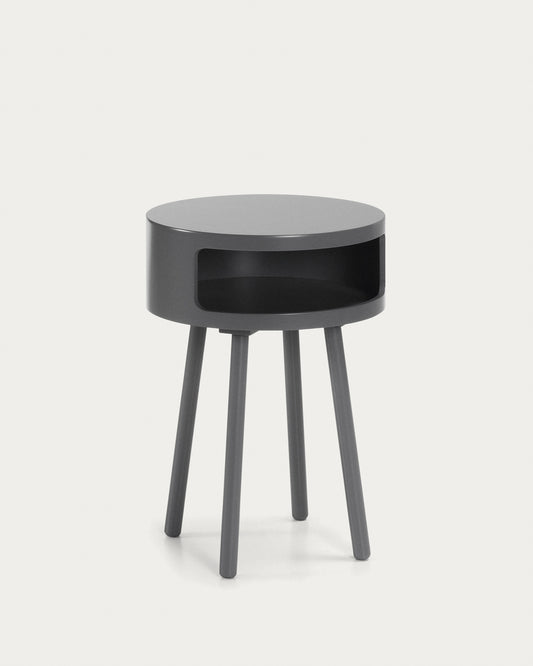 Table d'appoint Kurb B Ø 40 cm gris