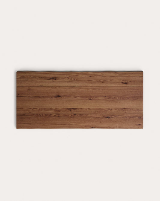 Plateau de table Argo en placage de chêne vieilli 220 x 100 cm