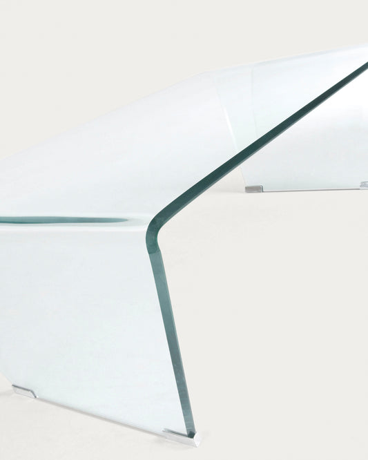 Table basse Burano en verre 120 x 60 cm
