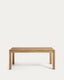Table extensible Isbel 140 (220) x 90 cm en chêne