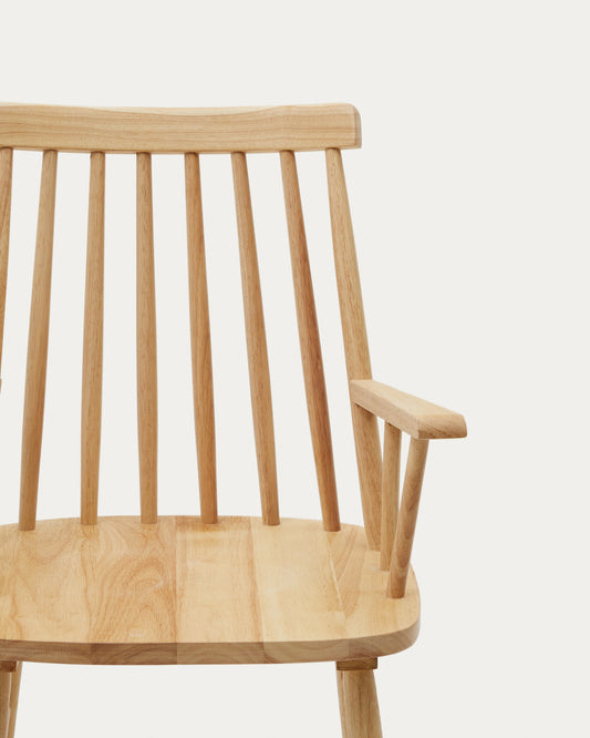 Chaise avec accoudoirs Tressia naturel