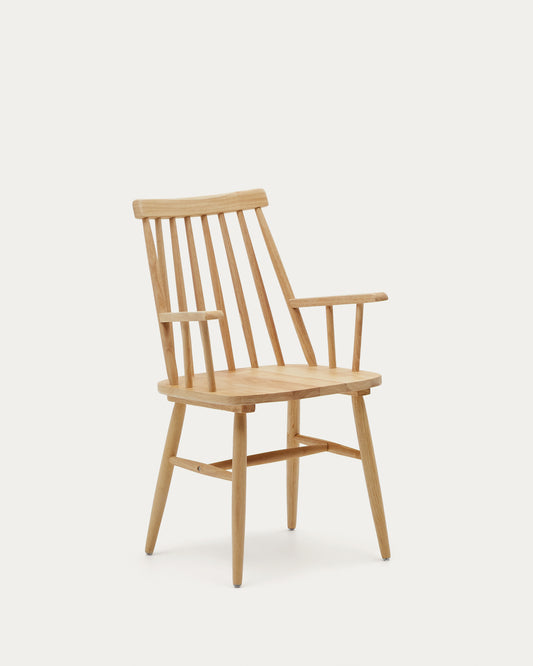 Chaise avec accoudoirs Tressia naturel