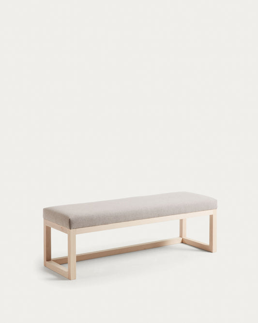 Banquette Loya beige 128 cm