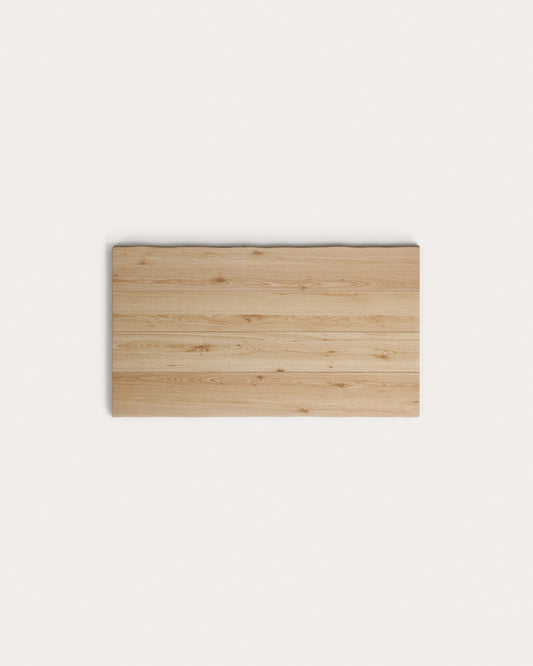 Plateau de table Argo en placage de chêne blanchi 160 x 90 cm